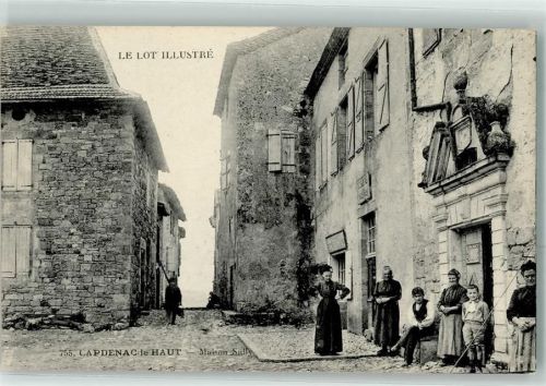 Capdenac Maison Sully Le Lot Illustre Mann Frau Kinder
