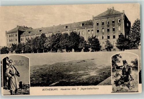 Bückeburg WK I Kaserne des 7. Jägerbatallions Soldaten