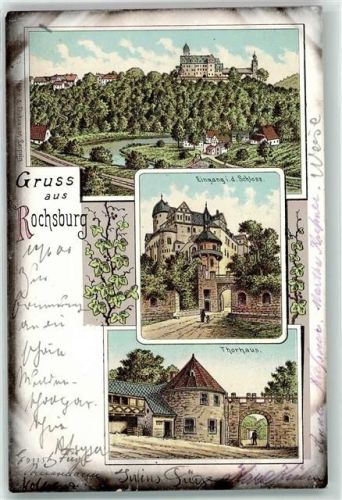 Rochsburg Eingang i.d. Schloss Torhaus