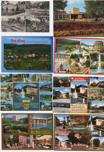 Bad König Lot mit 8 div. AK