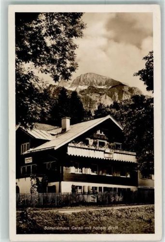 Berchtesgaden Sommerhaus Caarell mit hohem Brett