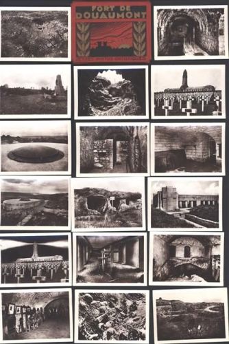 Douaumont Fort , Kleinfotoserie mit 20 St im Originalumschlag