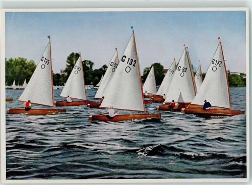 Sammelbild Nr. 161 Band II Gruppe 55 Segelregatta