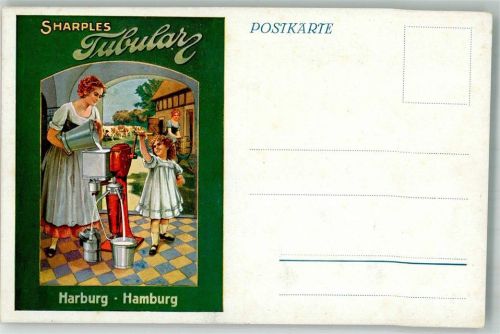 Harburg Sharples Tubular Milchherstellung Werbung