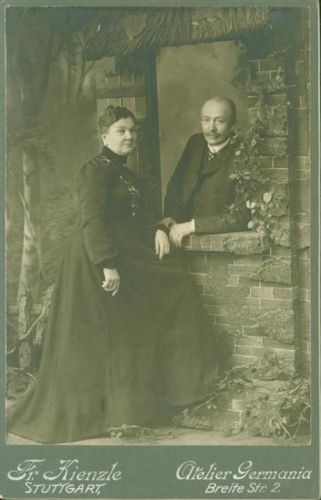 Stuttgart Fotograf Fr. Kienzle Atelier Germania Breite Straße 2