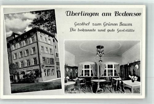 Überlingen Gasthaus zum Grünen Baum Zunftstube