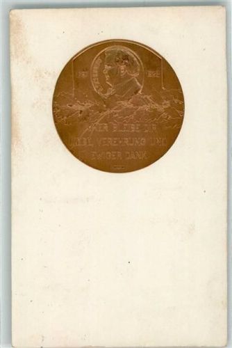1928 Golddruck Schubert Jahrhundertjahr AK