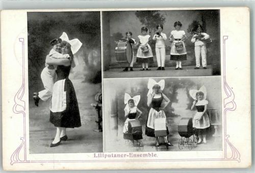1913 Ensemble Musikanten Humor AK