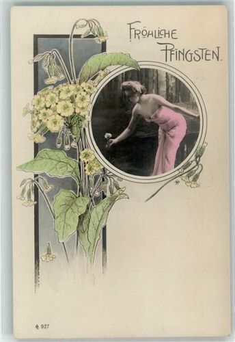1899 Jugendstil Erotik Pfingsten