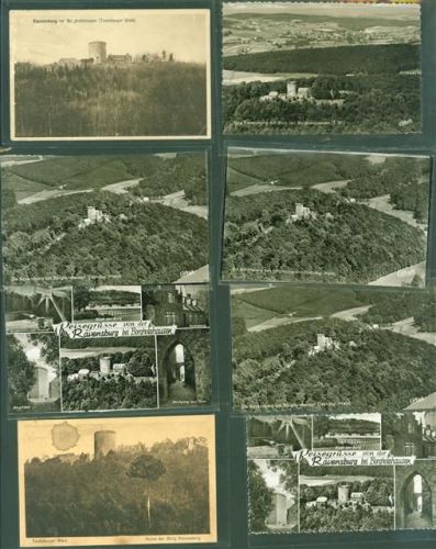 Borgholzhausen Lot mit 7 AK und 8 Fotos Ravensburg