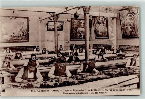 Aubusson Creuse Tapis et Tapisseries Manufacture Un des Ateliers Wandbild