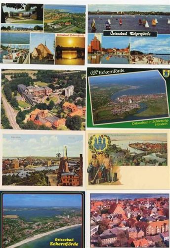 Eckernförde Lot mit 15 div AK