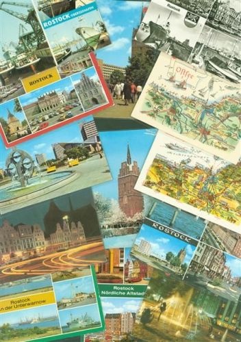 Rostock Lot mit 26 AK Punkte auf den Plastikhüllen