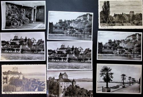 Meersburg Lot mit 16 AK und 9 Fotos Originale au dem Metzverlag einige mehrfach