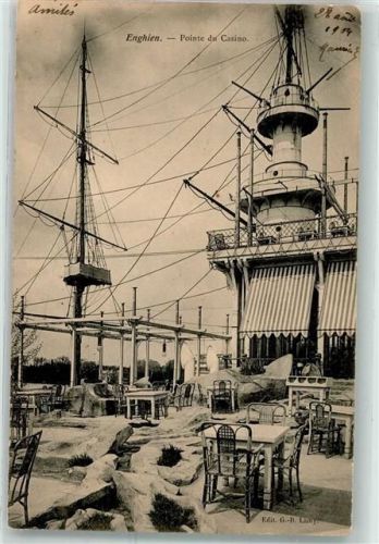Enghien-les-Bains 1904 Pointe du Casino Mast