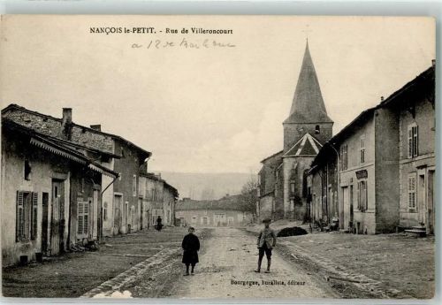 Nancois-sur-Ornain 1918 Rue de Villeroncourt