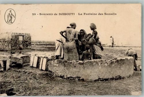 Dschibuti 1921 Tracht Brunnen