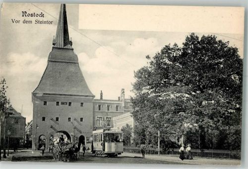 Rostock Vor dem Steintor Straßenbahn