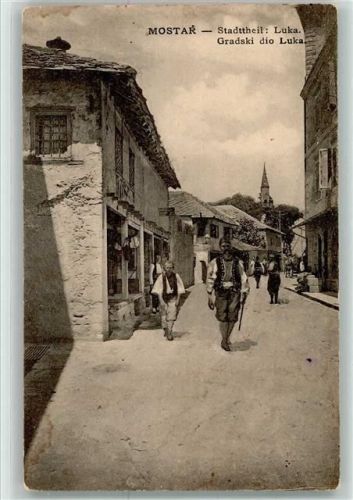 Mostar Stadtteil Luka Tracht