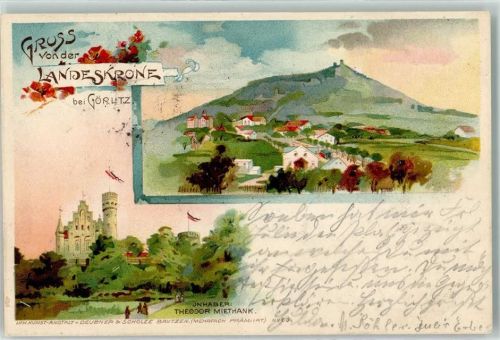 Görlitz 1902 Landskrone Burg Landskrone