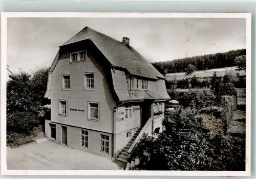 Schönwald Pension Haus Bäuerle Ort handschriftlich