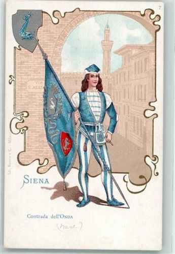 Siena Contrada dell`Onda Wappen