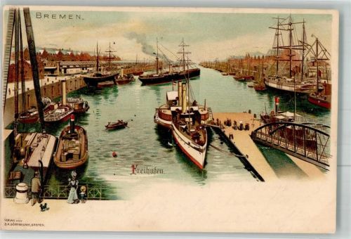 Bremen 1899 Freihafen