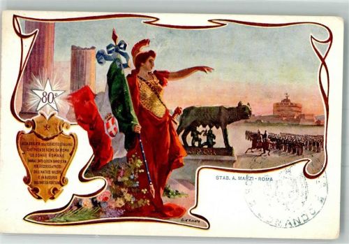 Roma 80. Regiment Fanteria Jugendstil