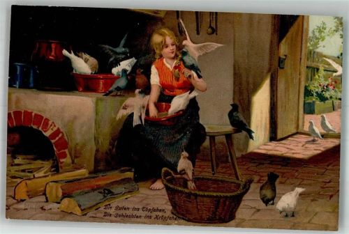 Meissner u. Buch Serie 1874 Märchen Aschenputtel