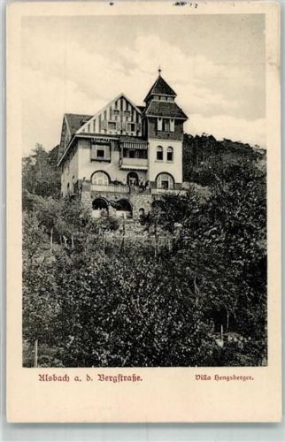 Alsbach 1913 Villa Hengsberger