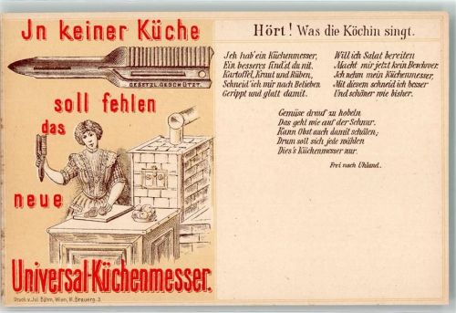 das Universal Küchenmessersollte in keiner Küche fehlen