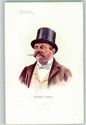Wiener Typen Fiaker sign. J.L.