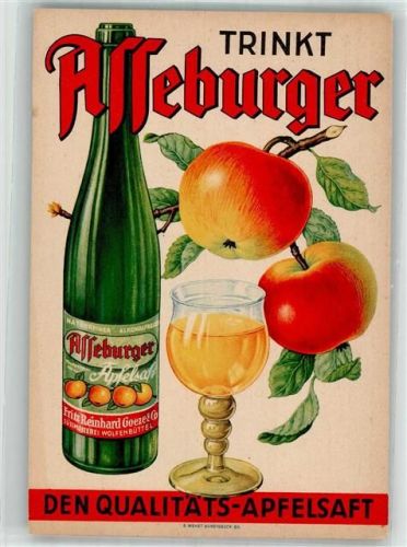Asseburger Apfelsaft Fritz Reinhard Goeze & Co