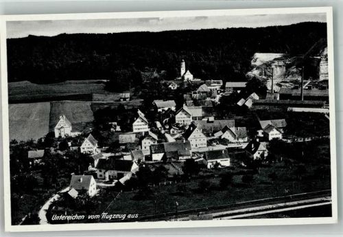 89281 W7919 Untereichen , Iller - Fliegeraufnahme Untereichen Kirche St. Peter und Paul
