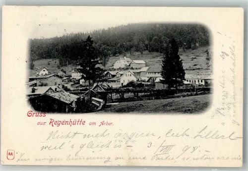 Regenhütte 1898 Adelskorrespondenz