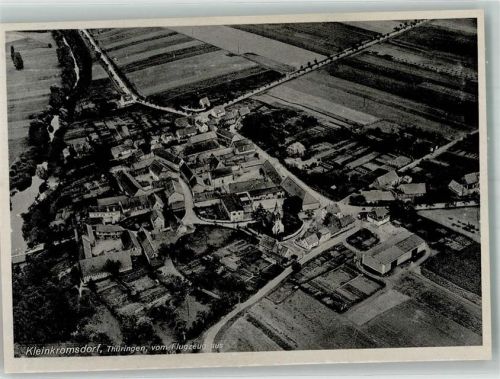 99441 O5301 Kromsdorf - Fliegeraufnahme Kleinkromsdorf Gasthaus Kleinkromsdorf