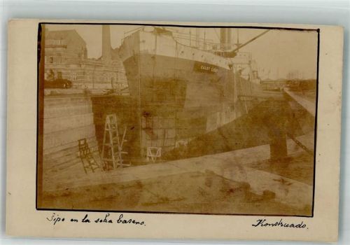 Antwerpen Hafen Drockendock Esperanto Ort handschriftlich