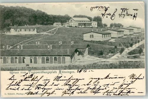 Münsingen 1902 Truppenübungsplatz