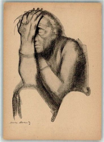 Nachdenkende Frau v. 1920