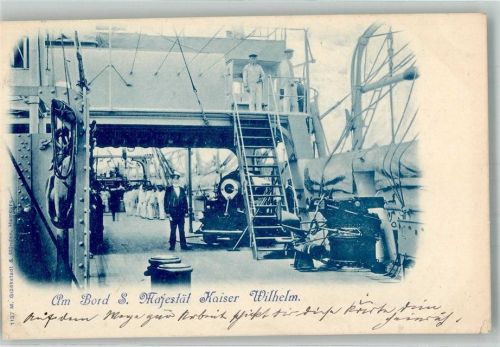 1899 An Bord seiner Majestät Kaiser Wilhelm II