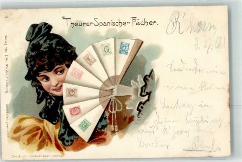 1898 Teurer Spanischer Fächer
