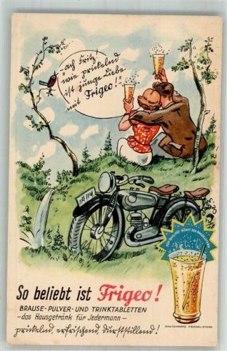 Bad Cannstatt Frigeo Brause Pulver Trinktabletten, Motorrad Hersteller : Friedel GmbH