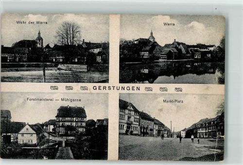 Gerstungen Wehr Werra Forstmeisterei Mühlgasse Markt Platz