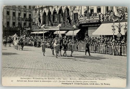 Antwerpen Vrijmaking der Schelde 1863-1913