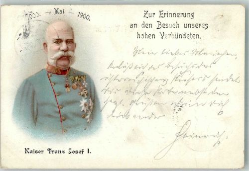 1900 Kaiser Franz Josef I zu Besuch