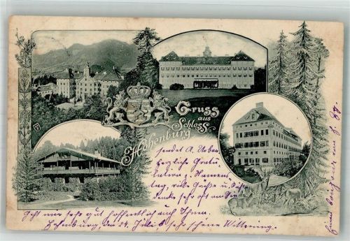 Hohenburg 1898 Schloss Hohenburg