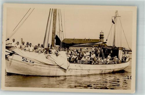 Büsum Nordseebad Büsum Segelschiff Leuchtturm