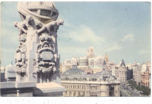 1952 Madrid, Ansicht (landscape), Spanien AKU1