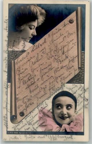 1900 Pierrette + Verlag NPG Serie 1 Nr. 10 Adelskorrespondenz
