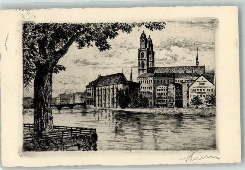 Zürich Originalunterschrift Bauschänzli Wehrliverlag 42